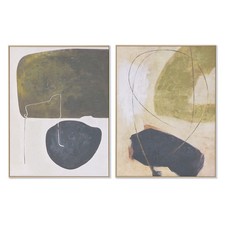 Quadro Home ESPRIT Nero Verde