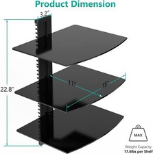 3 Tier Shelves Wall Mounted