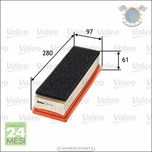 Filtro aria valeo per - aria, alfa