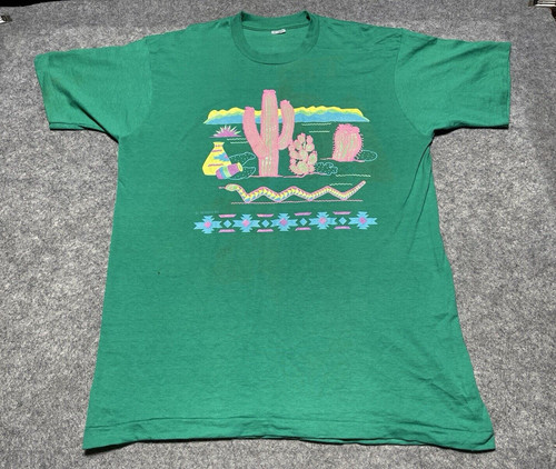 Southwestern themed green - green, vtg