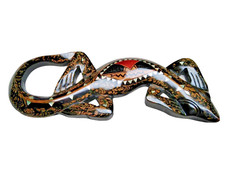Geko scultura legno - in,