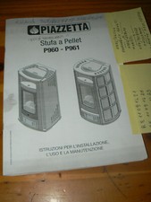 Stufa piazzetta pellet p961 - stufa,