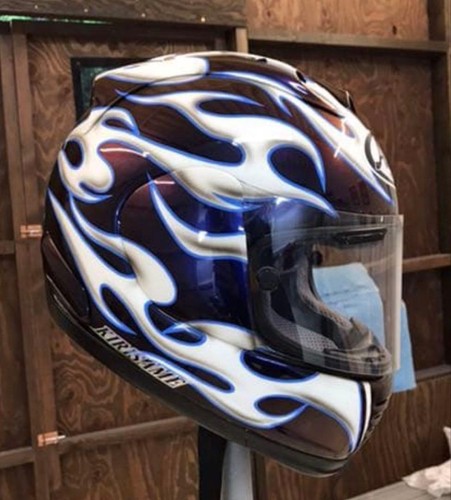 Arai rapide custom - sr, painted