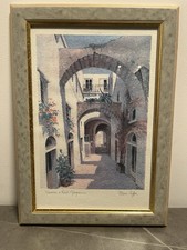 arte incorniciata scena vicolo