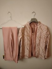 Completo Elegante Rosa Antico: Canotta + Giacca + Pantaloni Tg.48