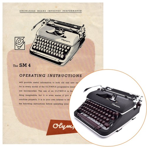 Macchina scrivere olympia - macchina, da