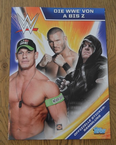 Topps sticker wwe dalla a - topps,