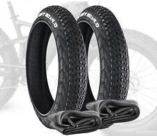 2 COPERTONI 20X4.0 + CAMERE D’ARIA CST PNEUMATICI FAT BIKE E-BIKE X RUOTE 20”