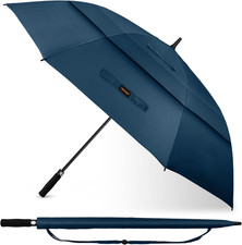 Ombrello Da Golf Grande Da 68 Pollici,Ombrello Pioggia Grande,Antivento,A Doppia