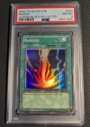 Yugioh raigeki lob 052 1st - raigeki,