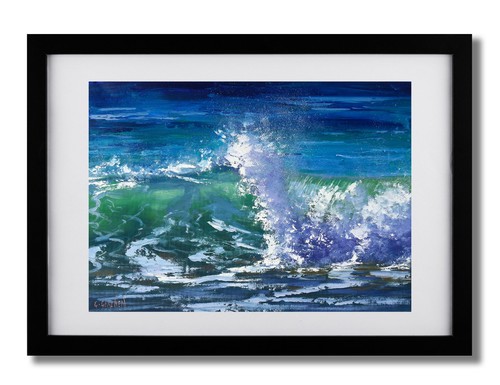 Dipinto olio con cornice - olio,