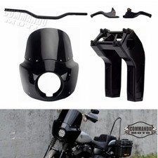 Per Harley Low Rider S FXLRS 2018-2024 Carena Anteriore Manubrio Riser Barra Autostrada
