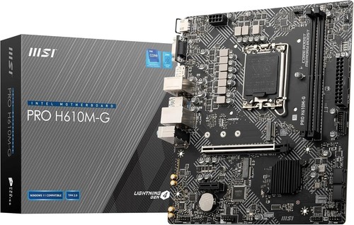Msi pro h610m scheda - scheda, madre