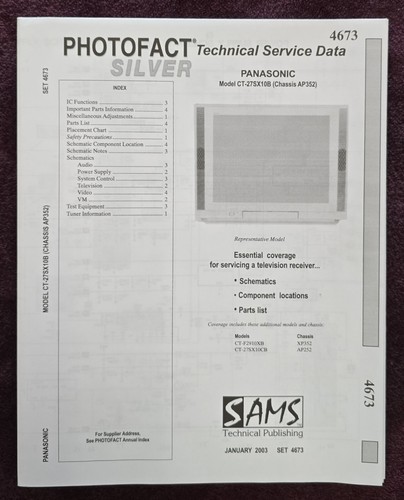 Sam photofact 4673 manuale - sam,