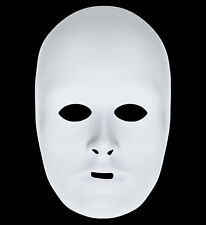 10 MASCHERE BIANCHE VISO  DA