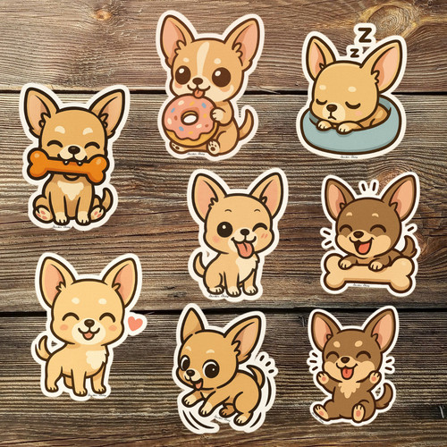 Adesivi per cani - , chihuahua