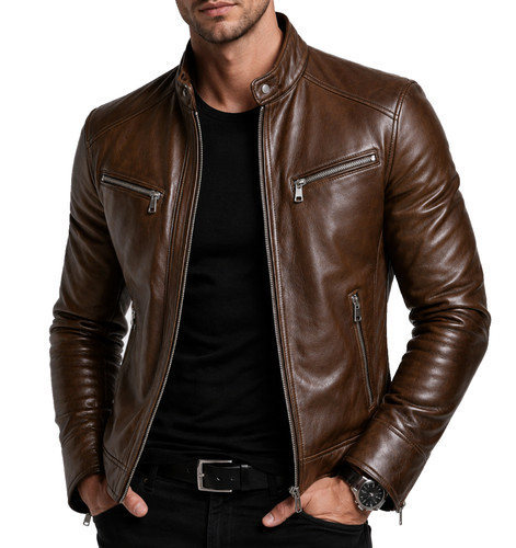 Giacca uomo marrone - , vera