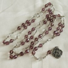 Rosario Coroncina Cristallo