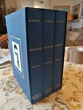 Poesie di Egidio Carella 3 volumi cassa di risparmio di Piacenza 1982 cofanetto