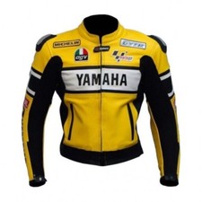 YAMAHA Hommes Veste en Cuir