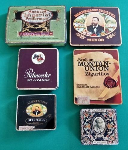 Lotto 6 scatole vintage - lotto, di
