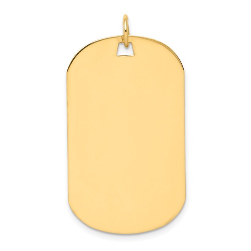 Ciondolo targhetta cane oro
