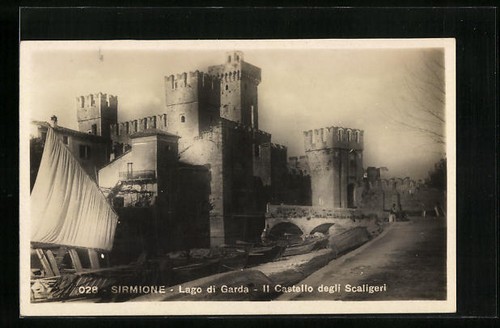 Cartolina sirmione lago di - cartolina, sirmione,