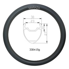 Cerchio bicicletta carbonio 20