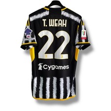 Maglia Weah N° 22 FC Juventus match issued finale coppa italia 2023 2024 size 6