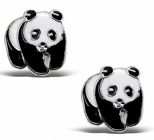 Orecchini perno orso - a,