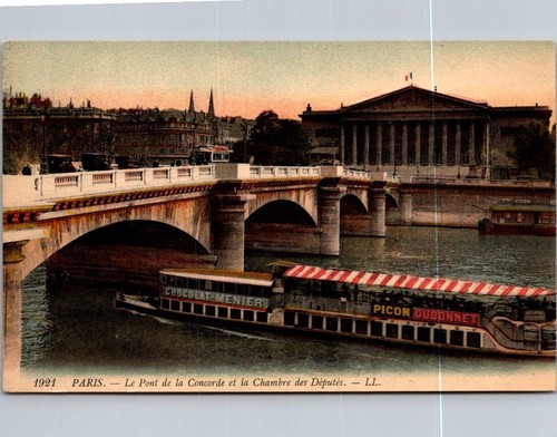 Cartolina parigi pint demla - parigi,