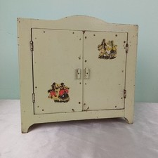 Mobile Armadio Legno Giocattolo Arredamento Epoca Bambole anni '40 Conservato