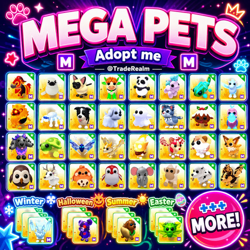 Adopt pets mega neon - adopt,