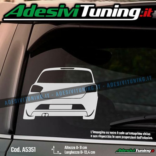 Adesivo profilo posteriore - adesivo,