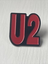 U2 red and black enamel metal