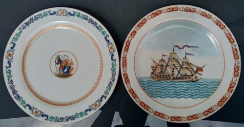 Coppia piatti ceramica - di,