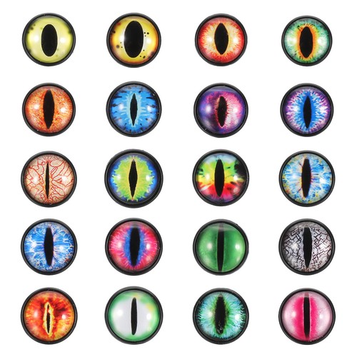 18mm occhi vetro - , per