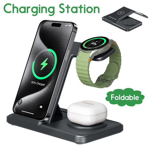 Base ricarica wireless 3in1 - base,