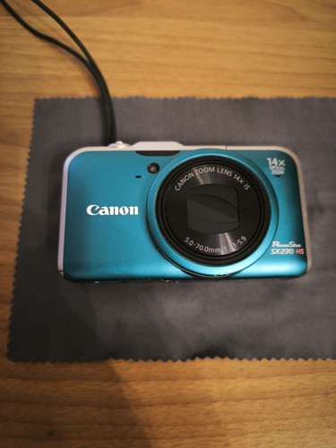 Canon powershot sx230 blue - powershot,