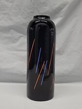 Vaso in vetro artistico nero