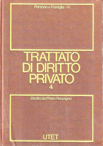 Trattato diritto privato - diritto,