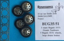 RUOTE 1/43 BUGATTI TYPE 35