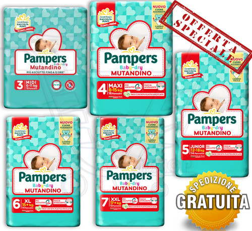 Pampers baby dry mutandino - pampers,
