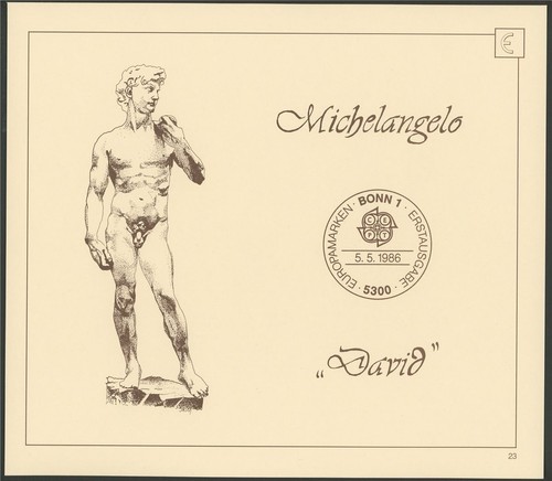 Brd bund 1986 europa cept - bund,