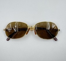 Occhiali da sole vintage CARTIER Panthere 54 mm oro Francia unisex autentici - 1989