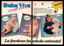 PUBBLICITÀ MATTEL BABY VIVA 1989 ADVERT / WERBUNG / PUBLICITÉ RETROTOYS