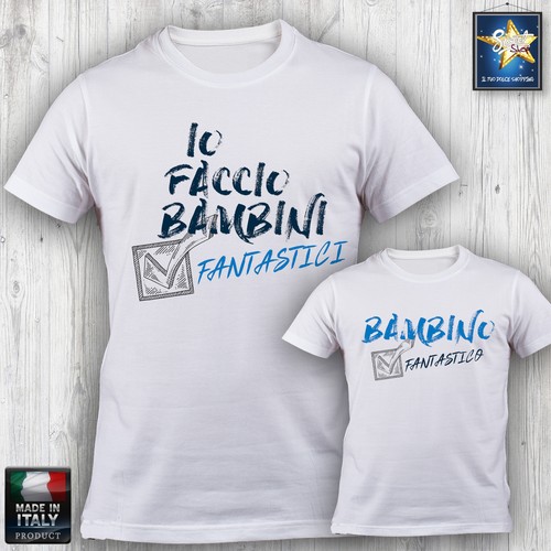 Shirt papà bimbo faccio - t-shirt,