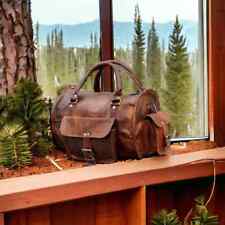 Borsone da palestra in pelle di capra bagaglio da viaggio vera borsa da uomo ...