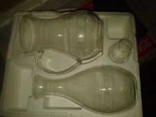 2 caraffe brocche in vetro