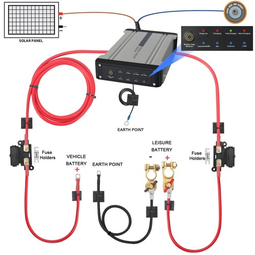 Kit caricabatteria doppio 12v - caricabatteria,